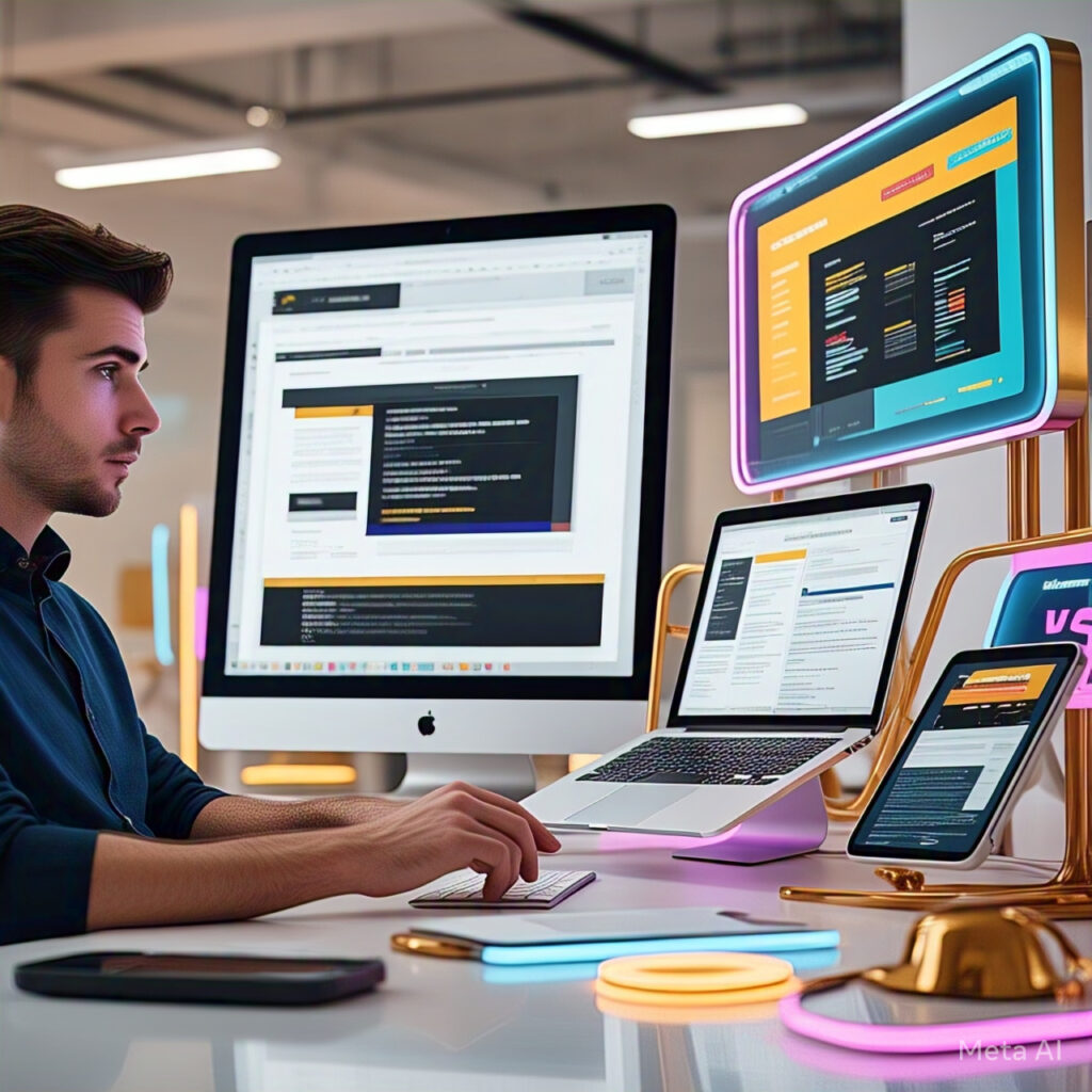 mobile-friendliness, checking on different devices