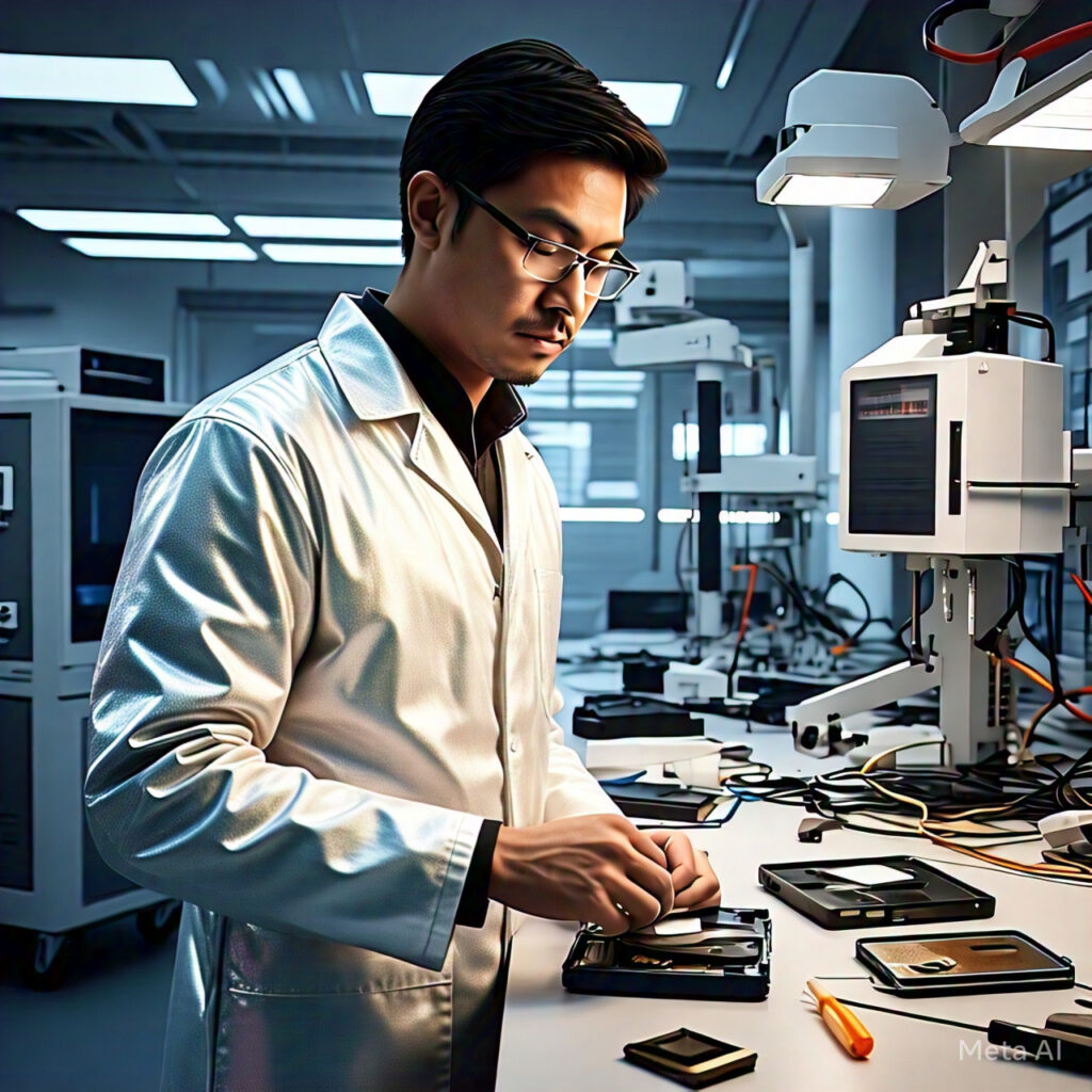 data corruption recovery, Imagine a scientist is inspection for damages devices of storage and thinking for repair