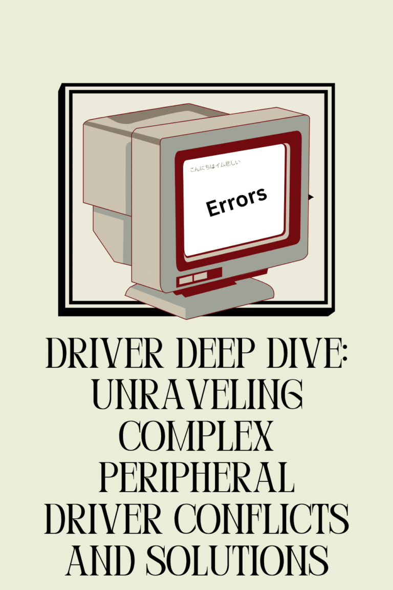 Driver Deep Dive: Unraveling Complex Peripheral Driver Conflicts and ...