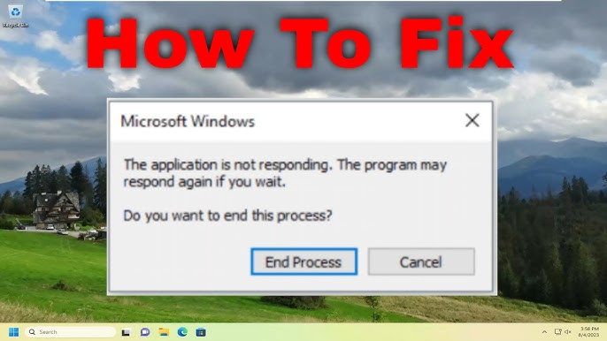 Application Not Responding: What to Do When Software Hangs