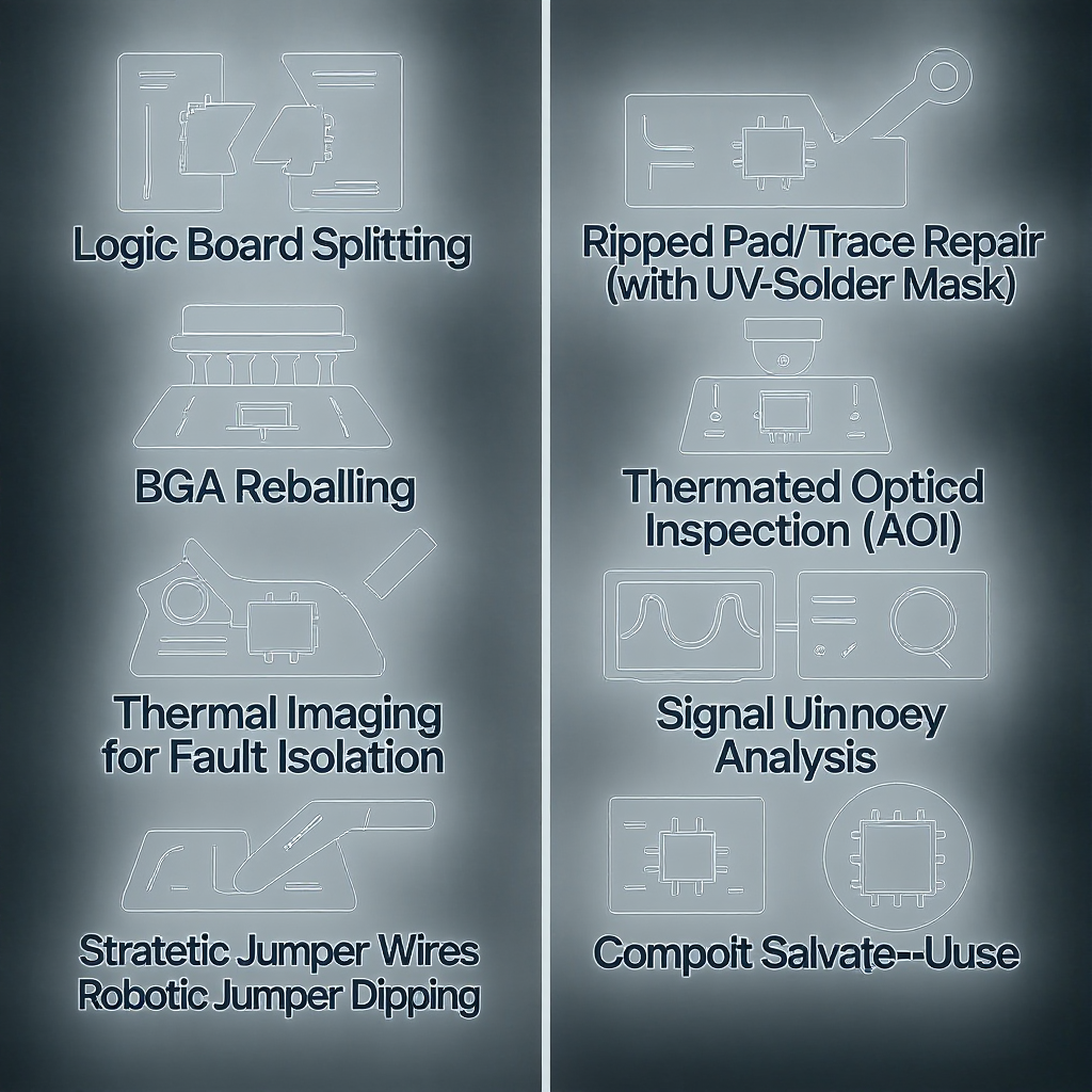 Creative logic board repair 