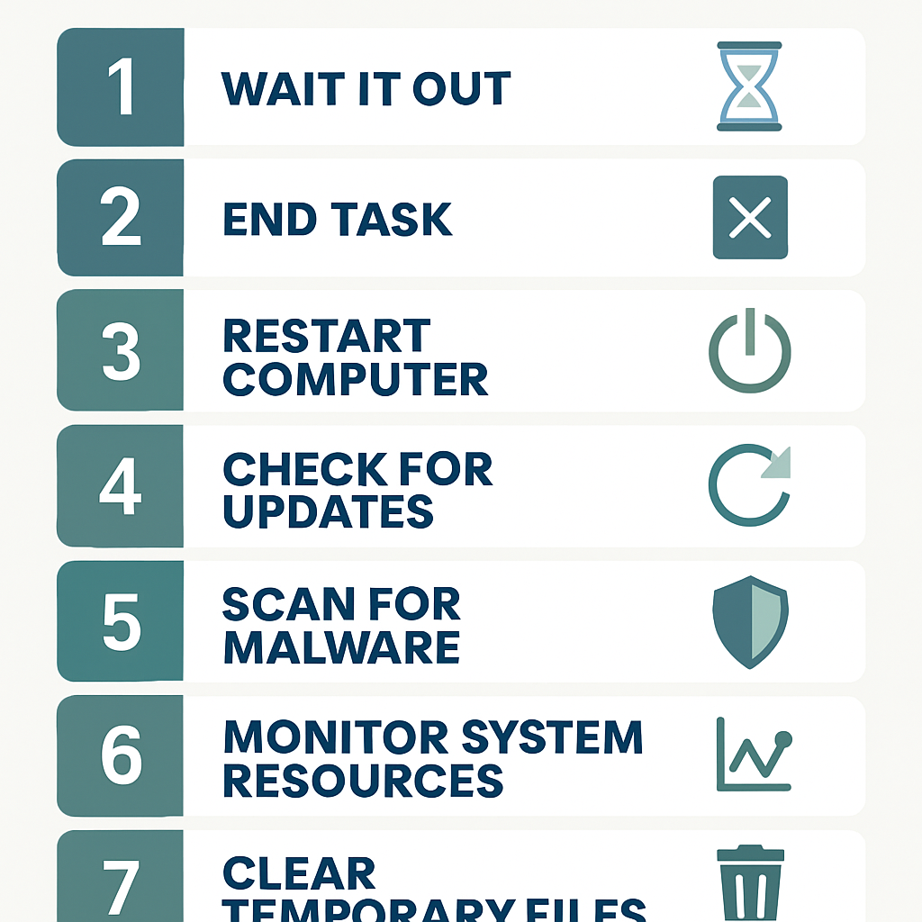 Application Not Responding: What to Do When Software Hangs