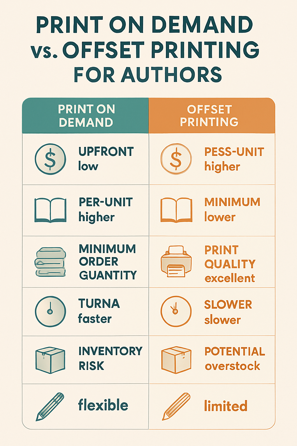 print on demand vs offset printing