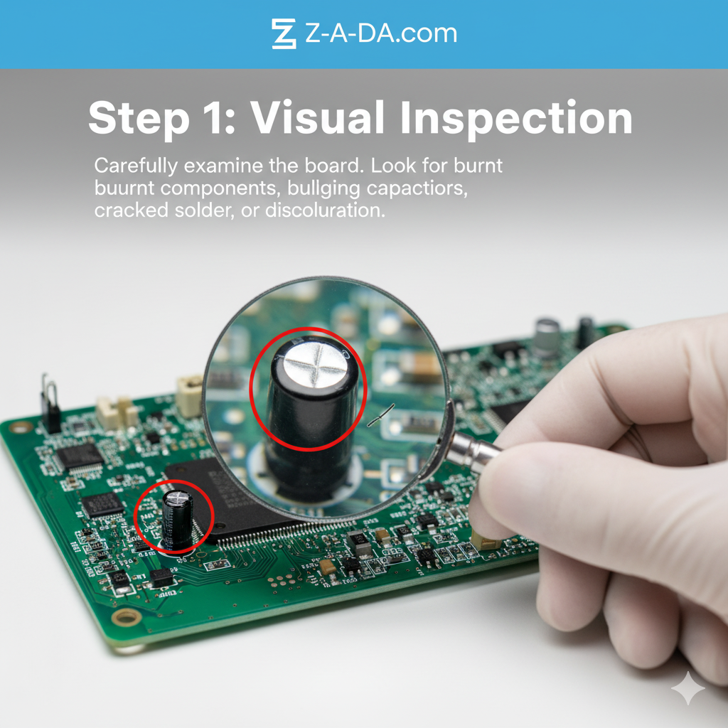 Learn how to identify faulty components on circuit boards with this comprehensive guide. Discover visual inspection techniques, multimeter testing, and common component failure signs to troubleshoot and repair your electronics.