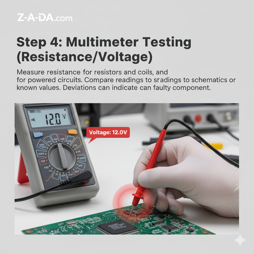 Learn how to identify faulty components on circuit boards with this comprehensive guide. Discover visual inspection techniques, multimeter testing, and common component failure signs to troubleshoot and repair your electronics.