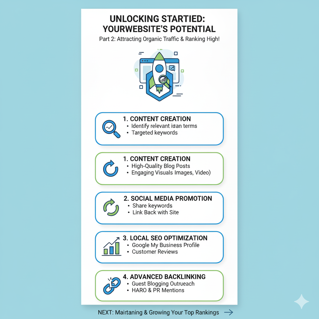 Launching a new website? Discover essential SEO strategies to get ranked, attract organic traffic, and dominate search results. Learn what to do once you've achieved top rankings to maintain and grow your online presence.