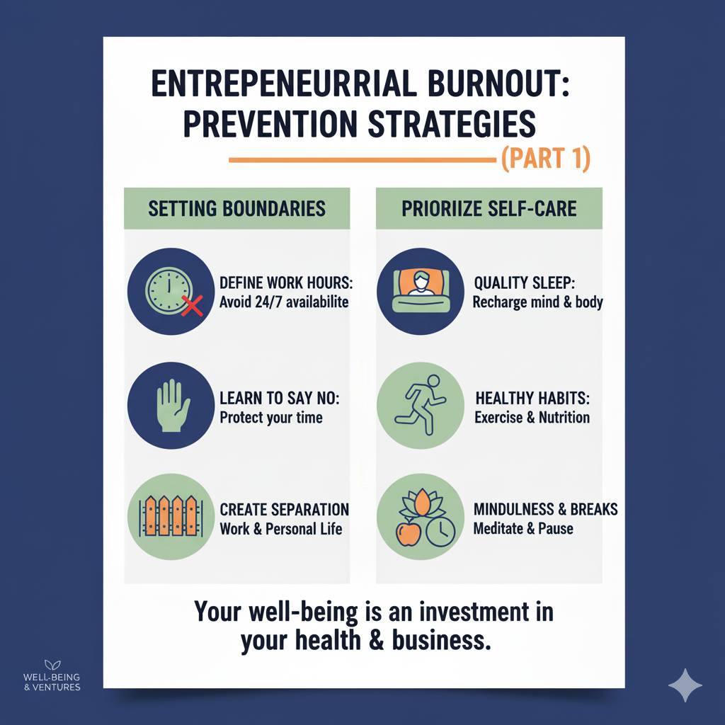 entrepreneur burnout prevention strategies