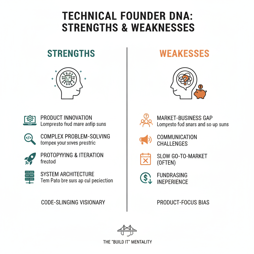 In the high-stakes world of startups, the founding team is everything. But what's the right mix? This in-depth blog post explores the age-old debate: technical founder vs. business founder. We'll dissect the unique strengths and weaknesses of each, from the code-slinging visionary to the market-savvy strategist. Discover why the most successful ventures often have a powerful partnership at their core, blending product innovation with business acumen. We'll also explore the evolving roles of founders as a startup scales, from the scrappy MVP stage to building a sustainable, high-growth company. Whether you're a budding entrepreneur trying to find your co-founder, or simply fascinated by the dynamics of startup success, this post will provide you with a comprehensive understanding of the two most critical roles in any new venture.