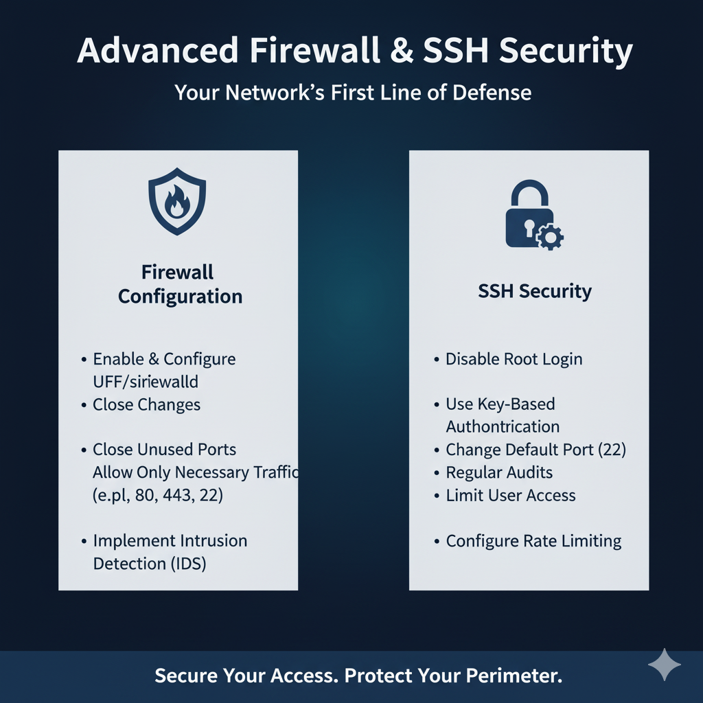 linux server hardening checklist
Fortify your Linux servers against cyber threats with our comprehensive hardening checklist. Dive deep into essential security practices, from robust password policies and user management to advanced firewall configurations, SSH security, and file system encryption. Learn how to minimize your attack surface, ensure data integrity, and maintain operational continuity in an ever-evolving threat landscape. This in-depth guide provides actionable steps and commands to transform your Linux server into an unbreakable fortress, safeguarding your critical data and infrastructure. Discover the secrets to proactive defense and elevate your server's security posture today. linux server hardening checklist,