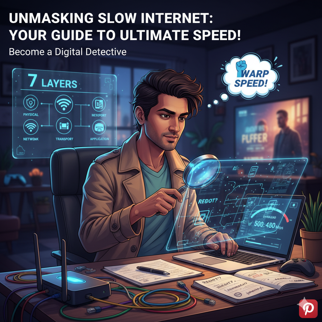 The Digital Detective’s Guide to Slow Internet: Unmasking the Culprits and Restoring Warp Speed