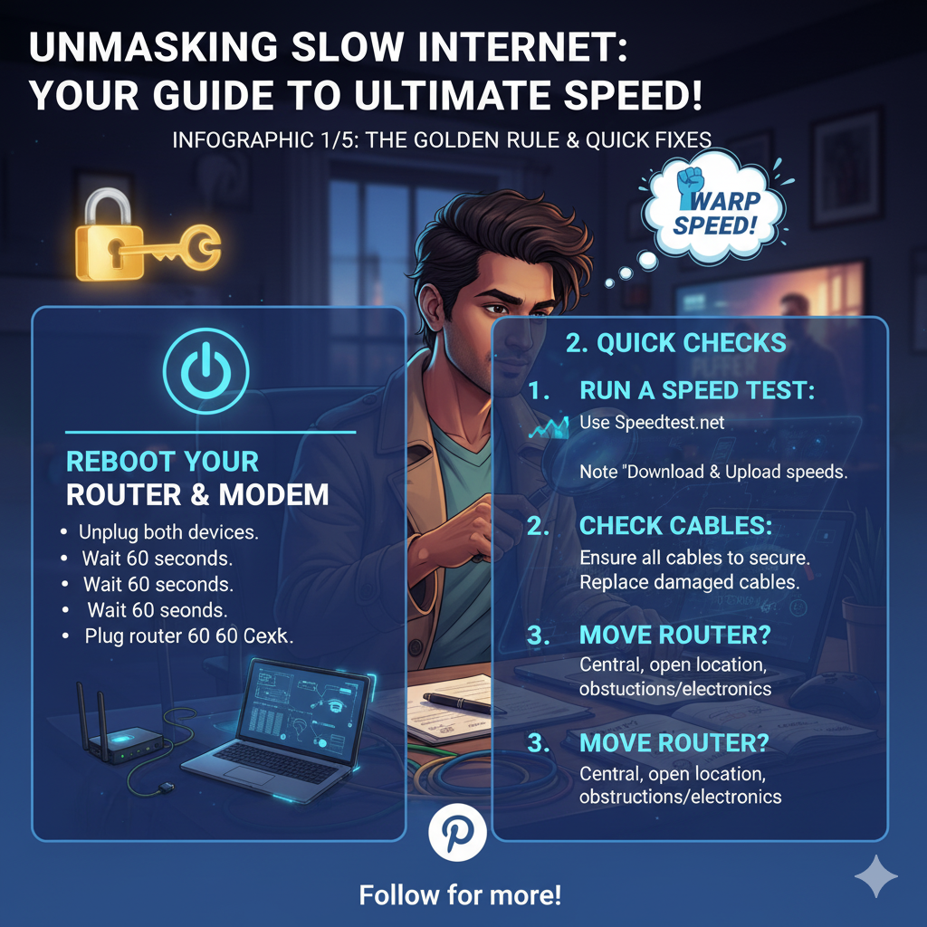 slow internet troubleshooting steps