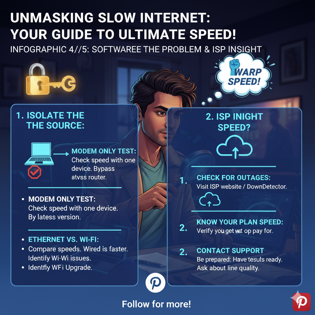 slow internet troubleshooting steps