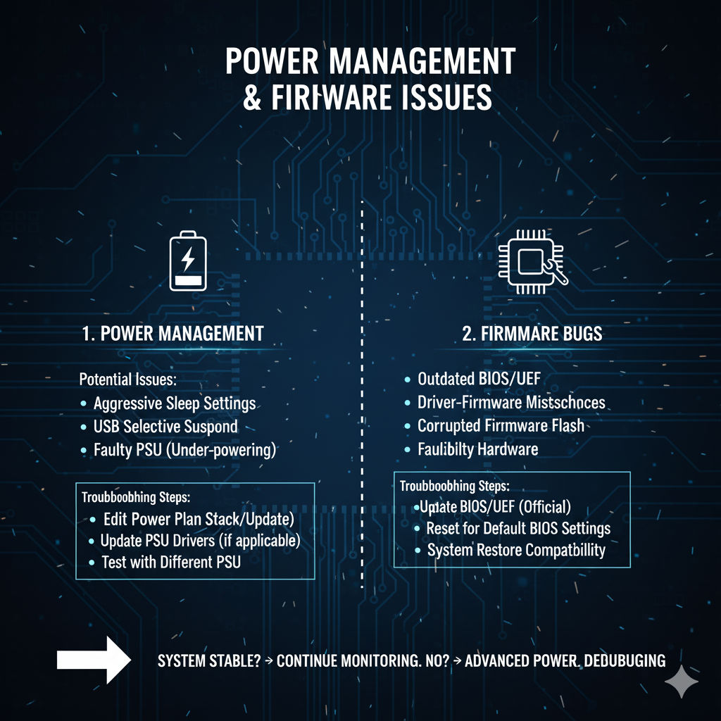 Intermittent system freezes
