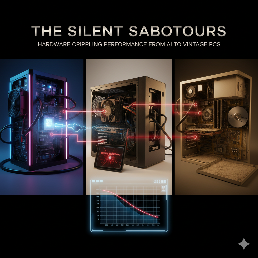 The Silent Saboteurs: How Hardware Issues Cripple Performance from AI Supercomputers to Vintage PCs