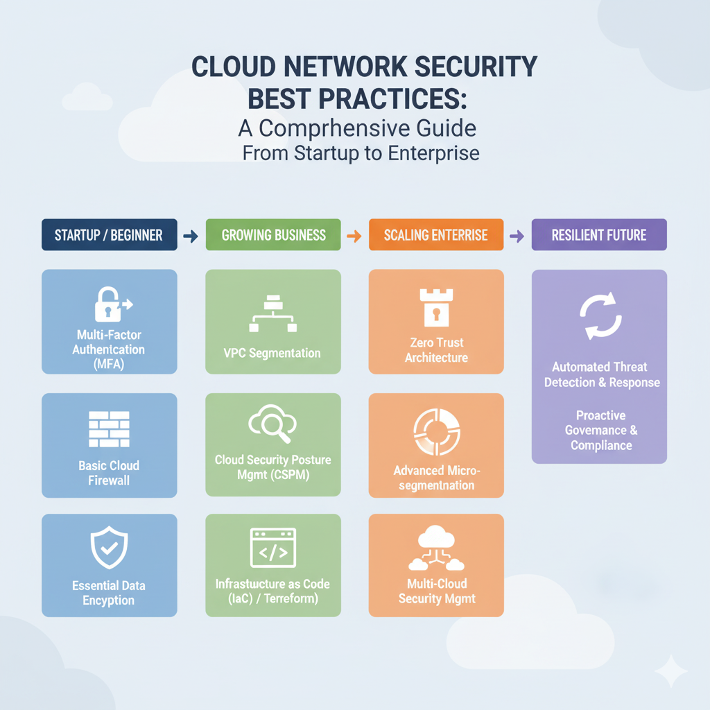 Cloud Network Security Best Practices: A Comprehensive Guide from Startup to Enterprise