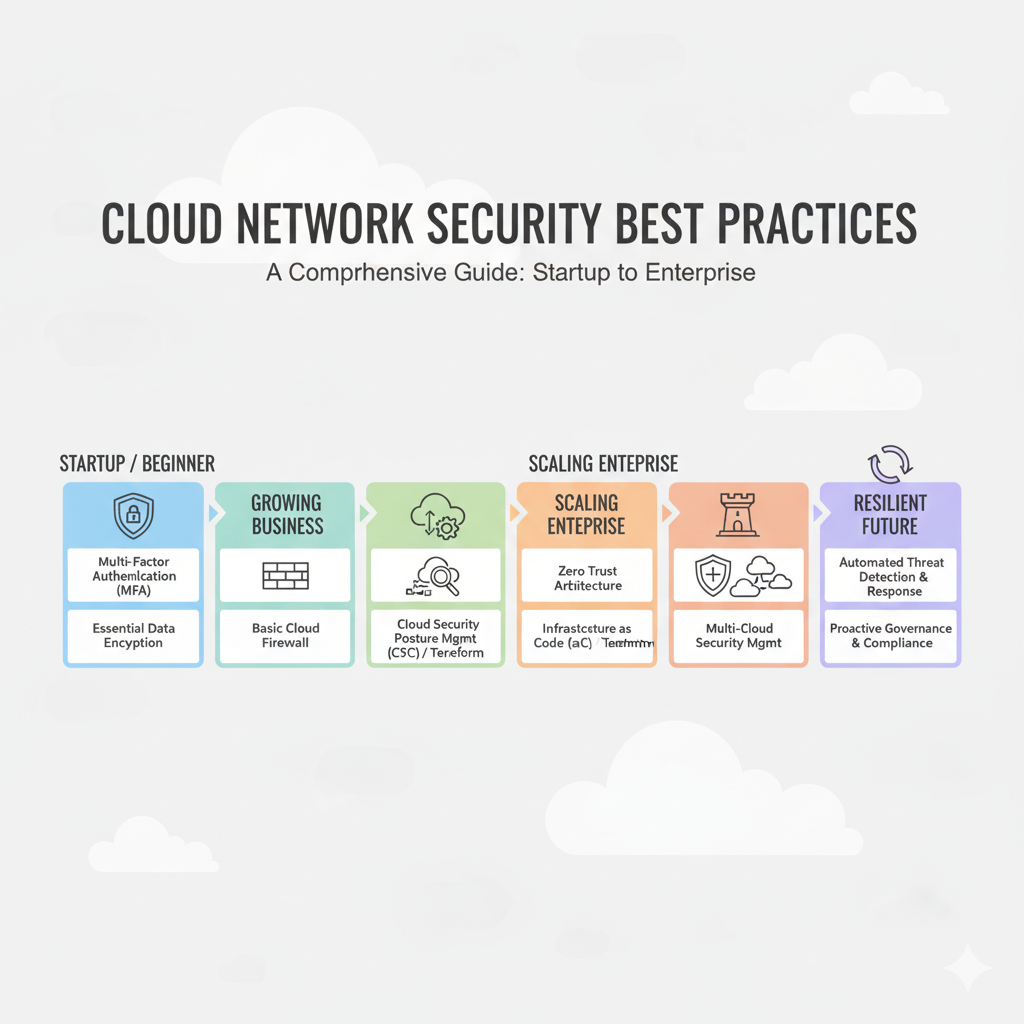 Cloud Network Security Best Practices: A Comprehensive Guide from Startup to Enterprise