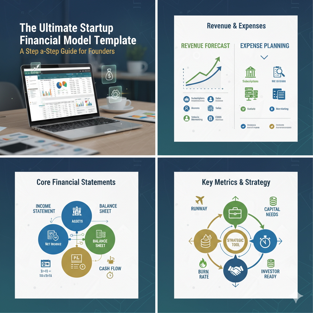 startup financial model template