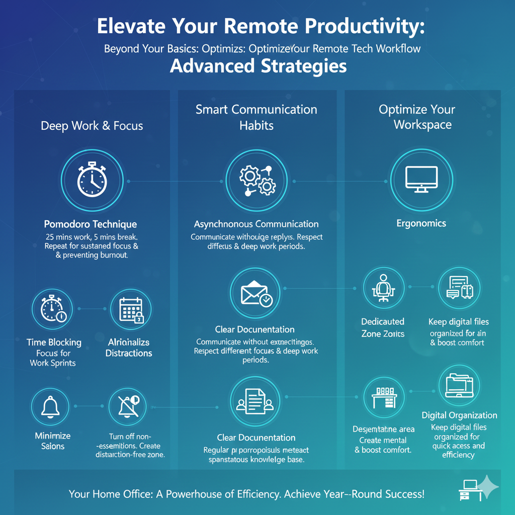 remote tech work productivity systems