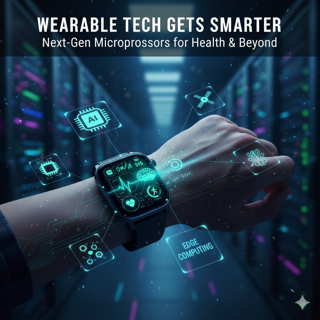 Wearable Tech Gets Smarter: The Latest Microprocessors for Health Monitoring and Beyond