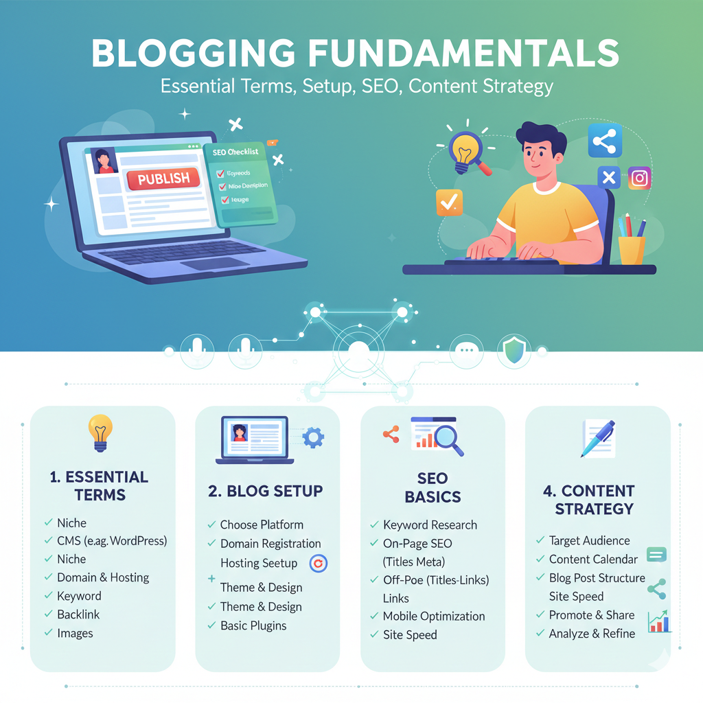 Blogging Fundamentals: Beginner-Friendly Terminology + Modern AI Challenges