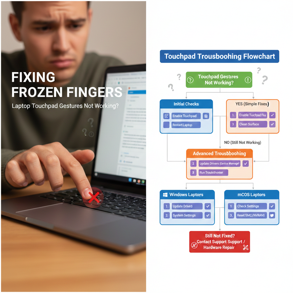 Fixing Frozen Fingers: A Comprehensive Guide to Troubleshooting Laptop Touchpad Gestures