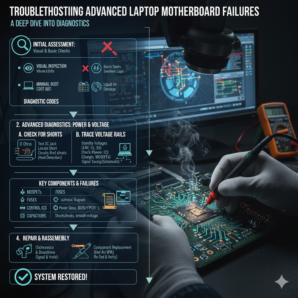 Troubleshooting Advanced Laptop Motherboard Failures: Beyond the Basics