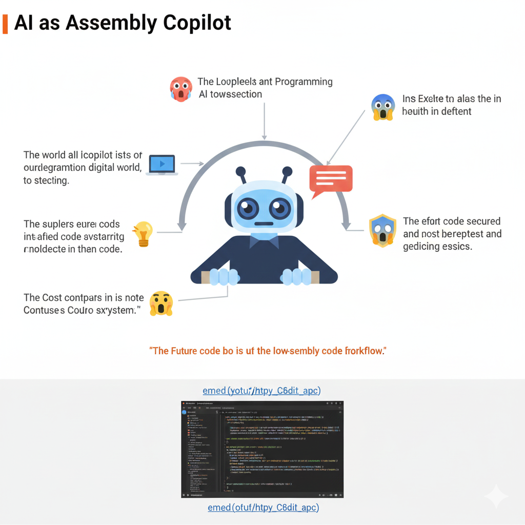 Explore how AI copilots like GitHub Copilot and ChatGPT are transforming Assembly and low-level code generation, boosting productivity, and addressing security challenges. AI as Your Assembly Copilot