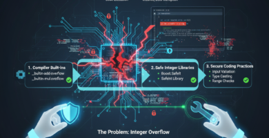 Learn how to prevent and mitigate integer overflow vulnerabilities in C/C++ using compiler built-ins, safe integer libraries, and secure coding practices. Integer Overflows in Low-Level Code