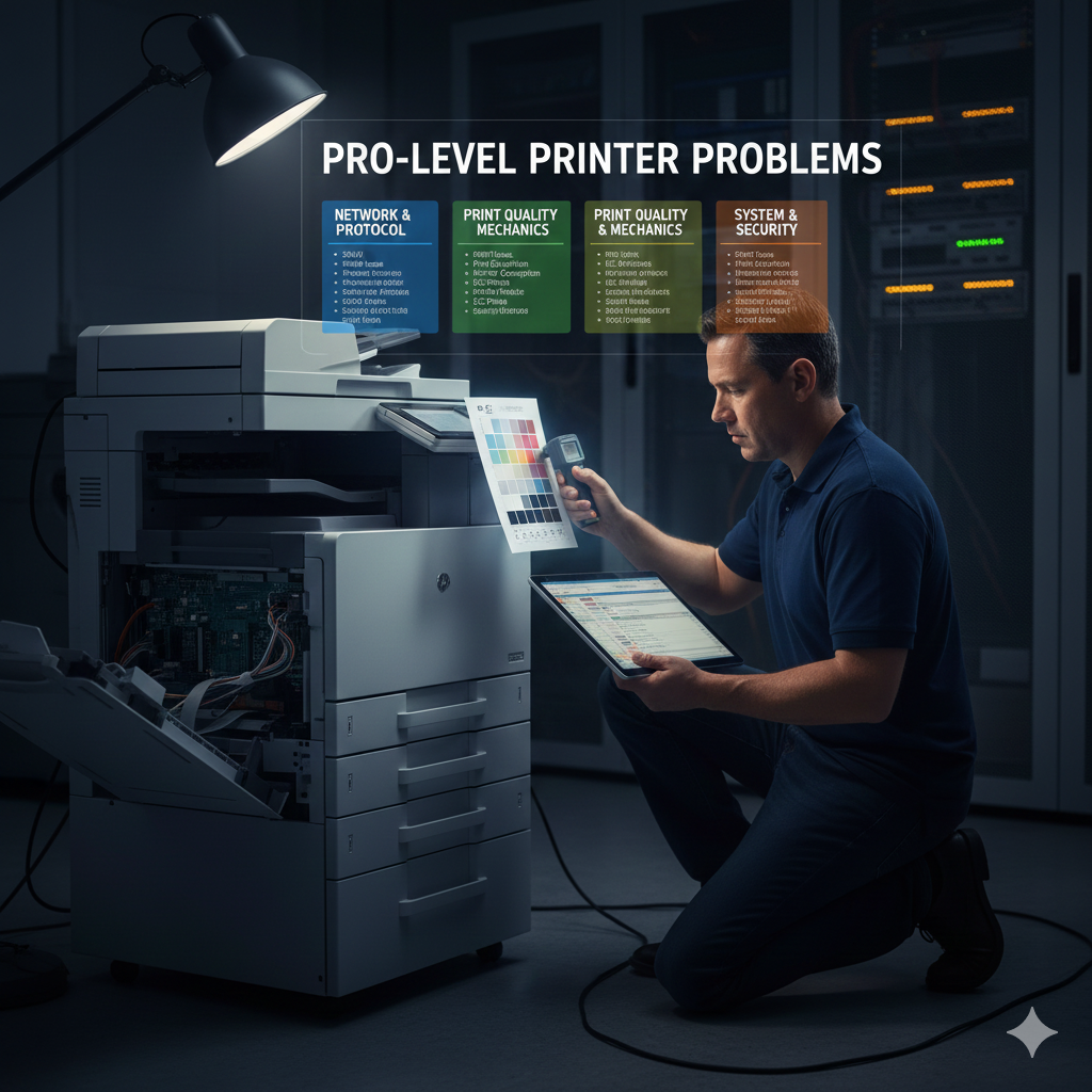 Pro-Level Printer Problems: Advanced Troubleshooting for Networked and High-End Printers