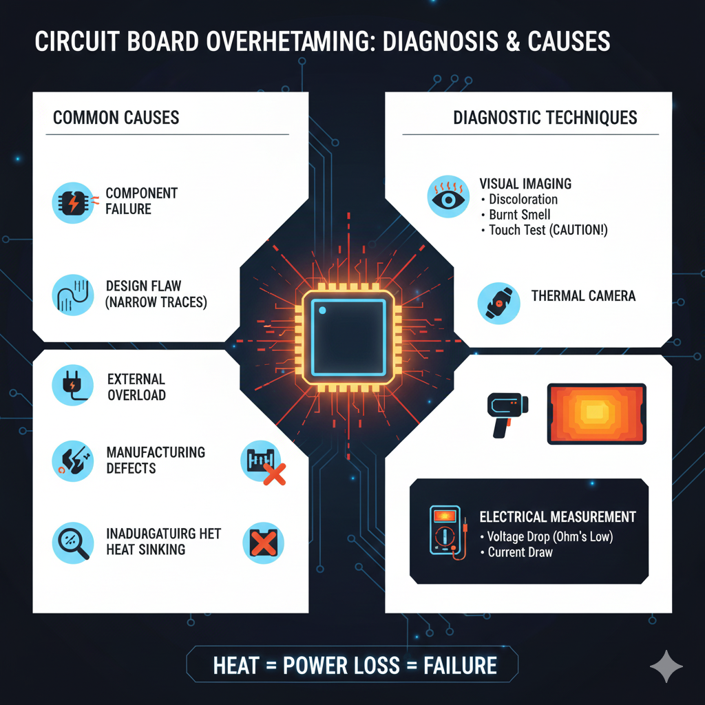 Overheating on a Circuit Board