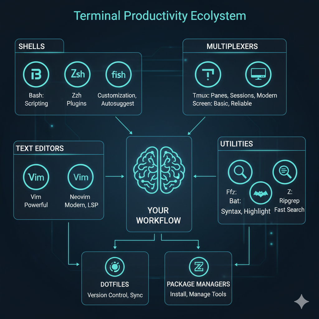 Terminal Productivity Tools Comparison