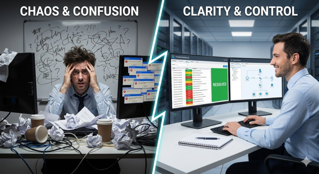 documenting troubleshooting steps effectively communication