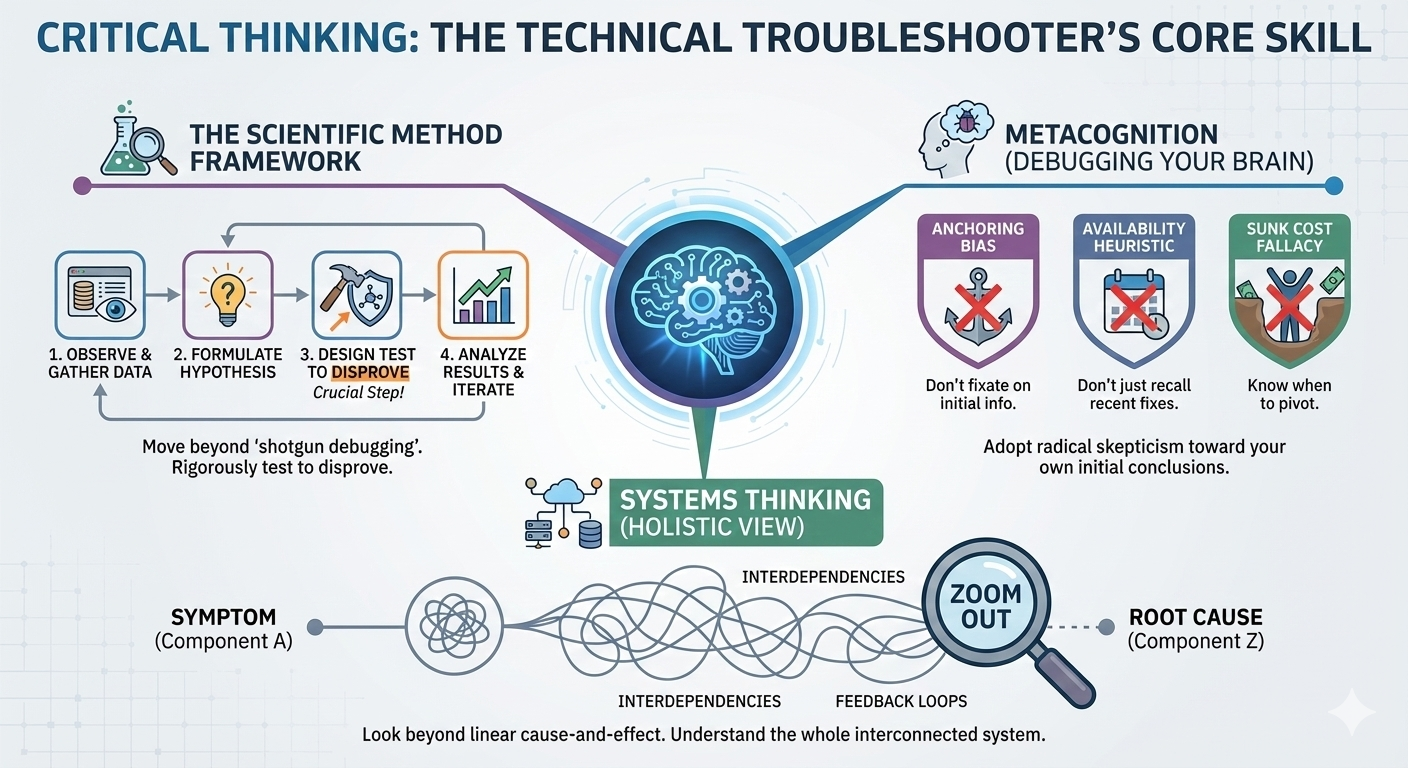 Beyond the Runbook: Mastering Critical Thinking for Complex Technical Troubleshooting