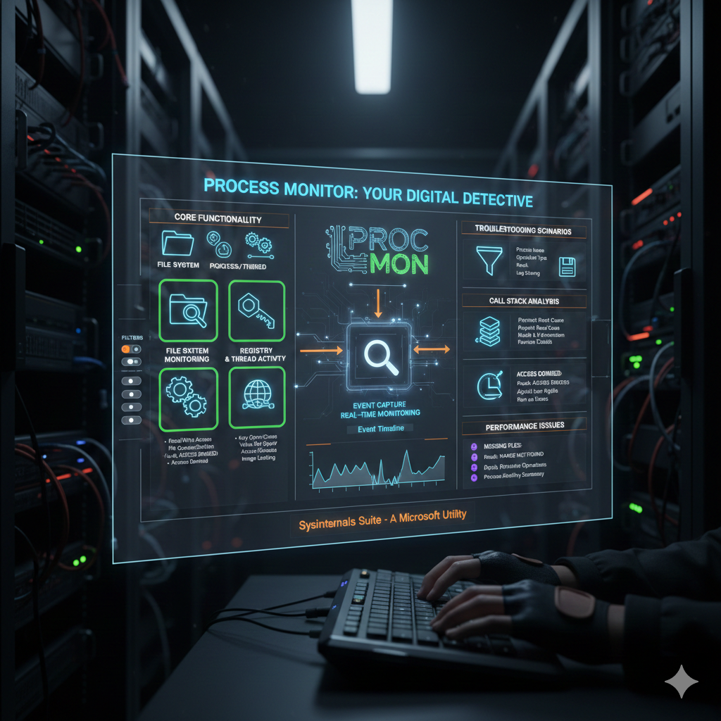 Mastering Application Debugging: A Deep Dive with Process Monitor (Sysinternals)