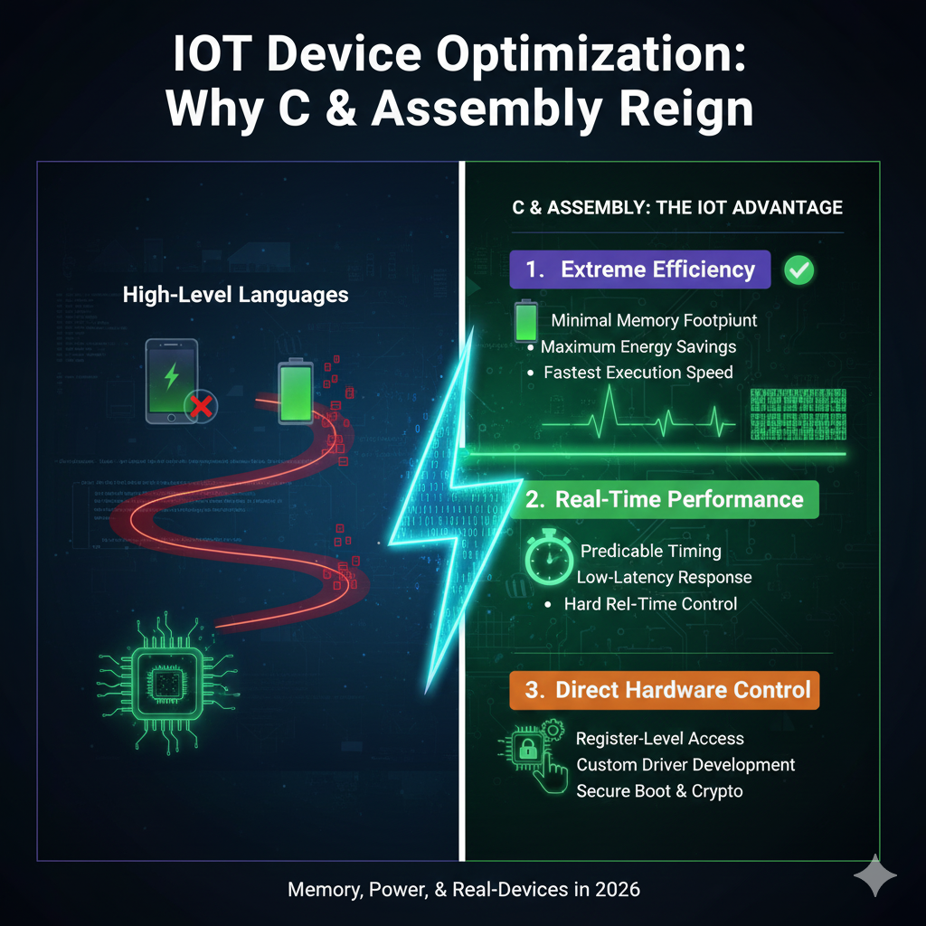 IoT Device Optimization C Assembly