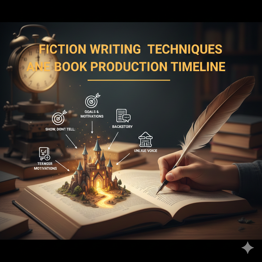 Fiction Writing Techniques and Book Production Timeline