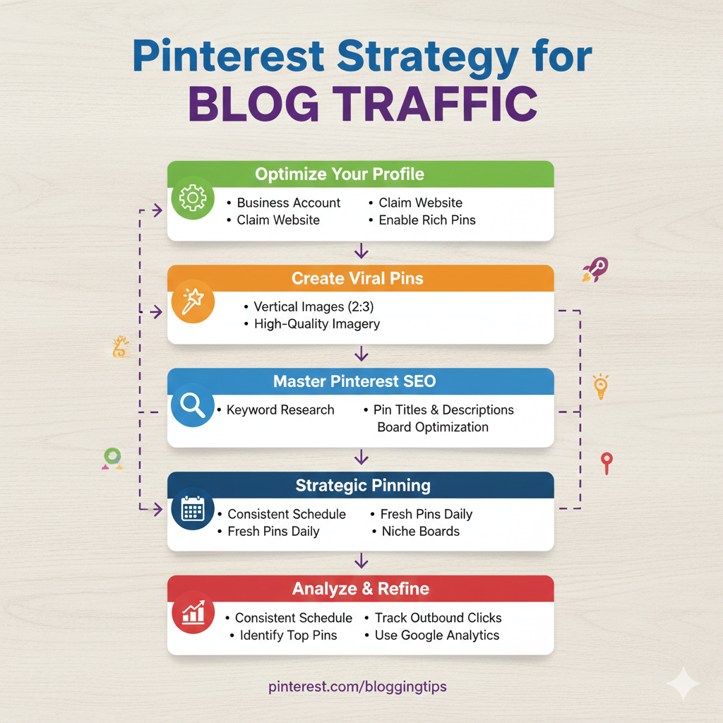 pinterest strategy for blog traffic