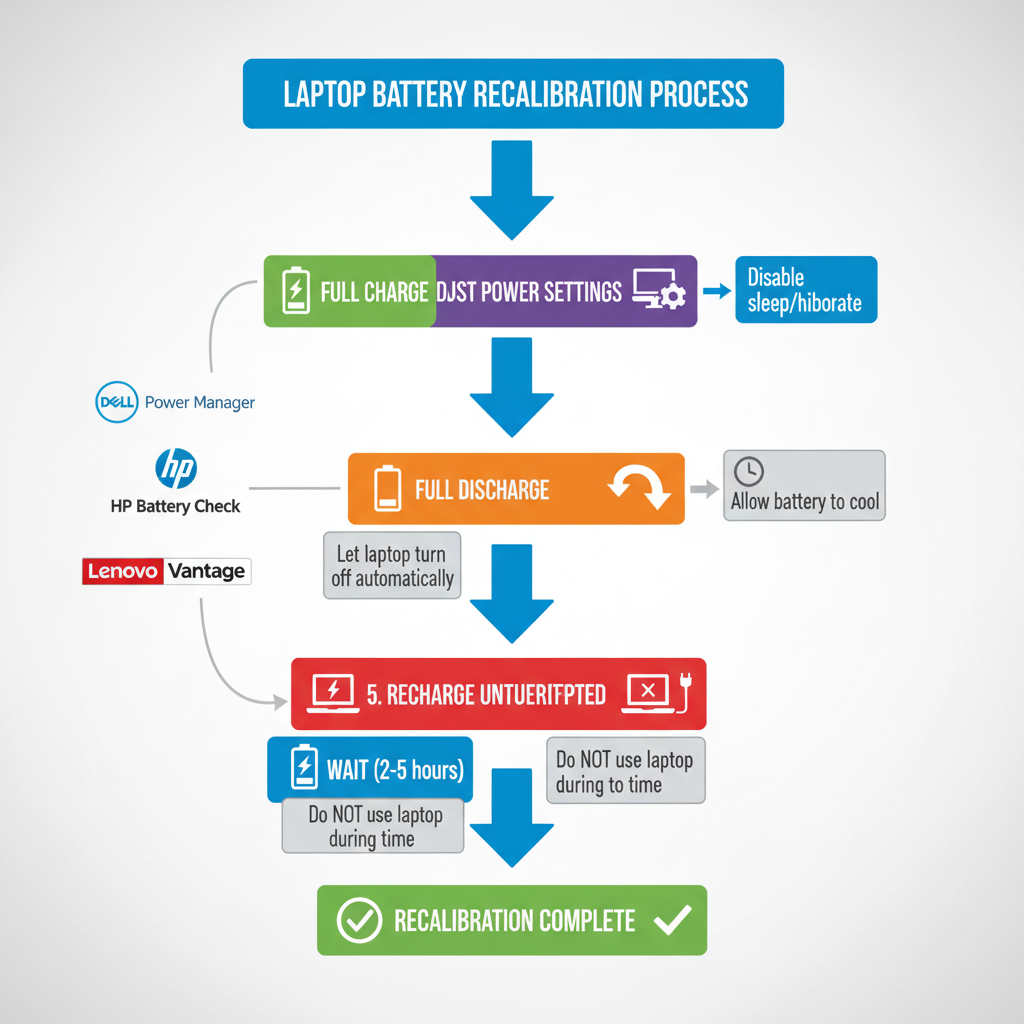  Step-by-step laptop battery recalibration software