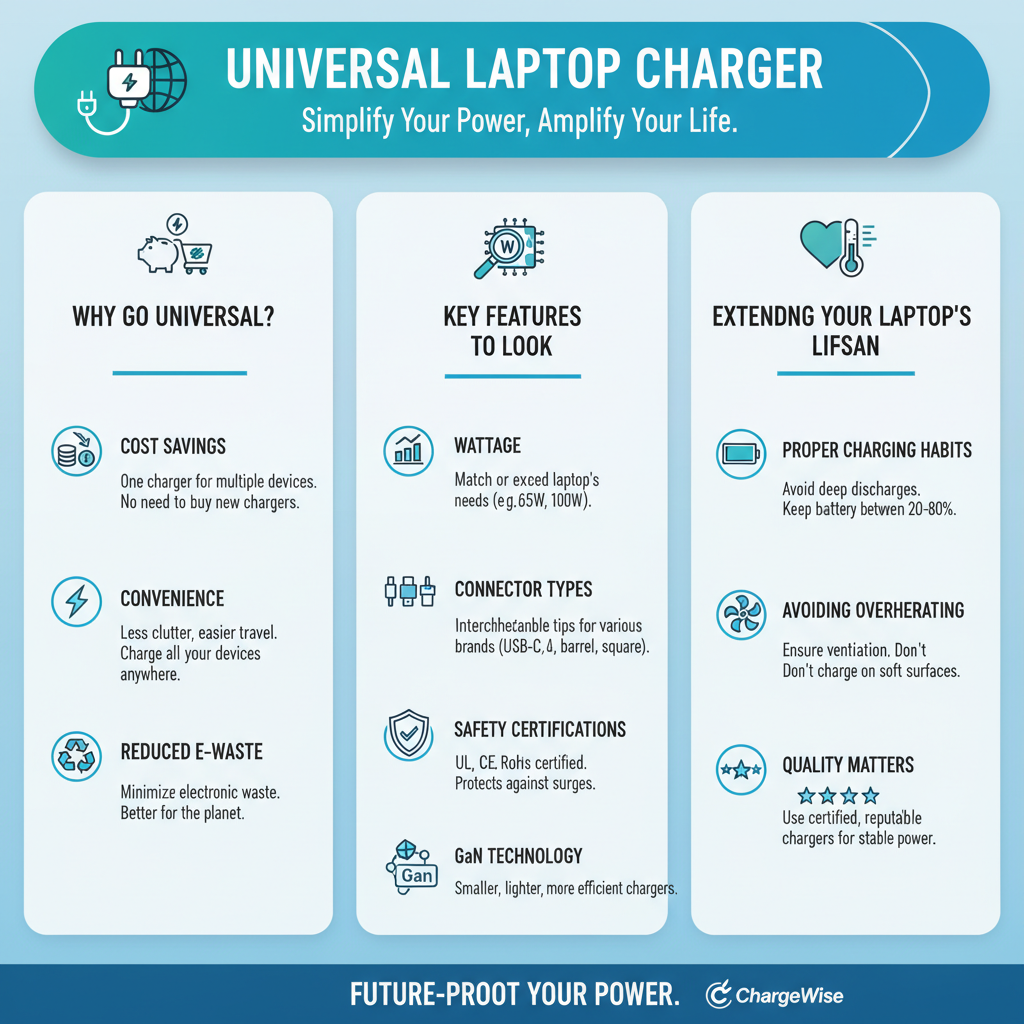 Top-rated universal laptop charger for extended lifespan
