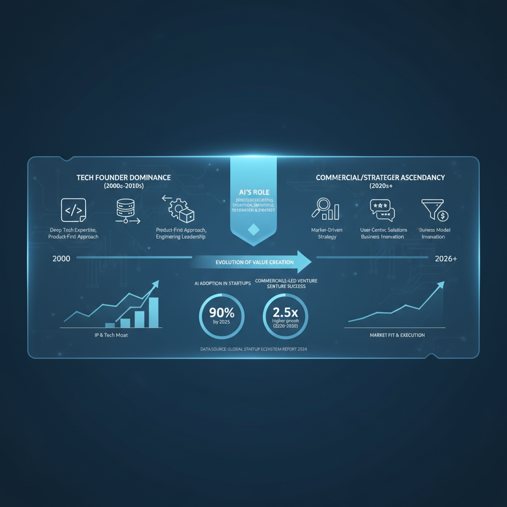 commercial founder vs tech founder debate