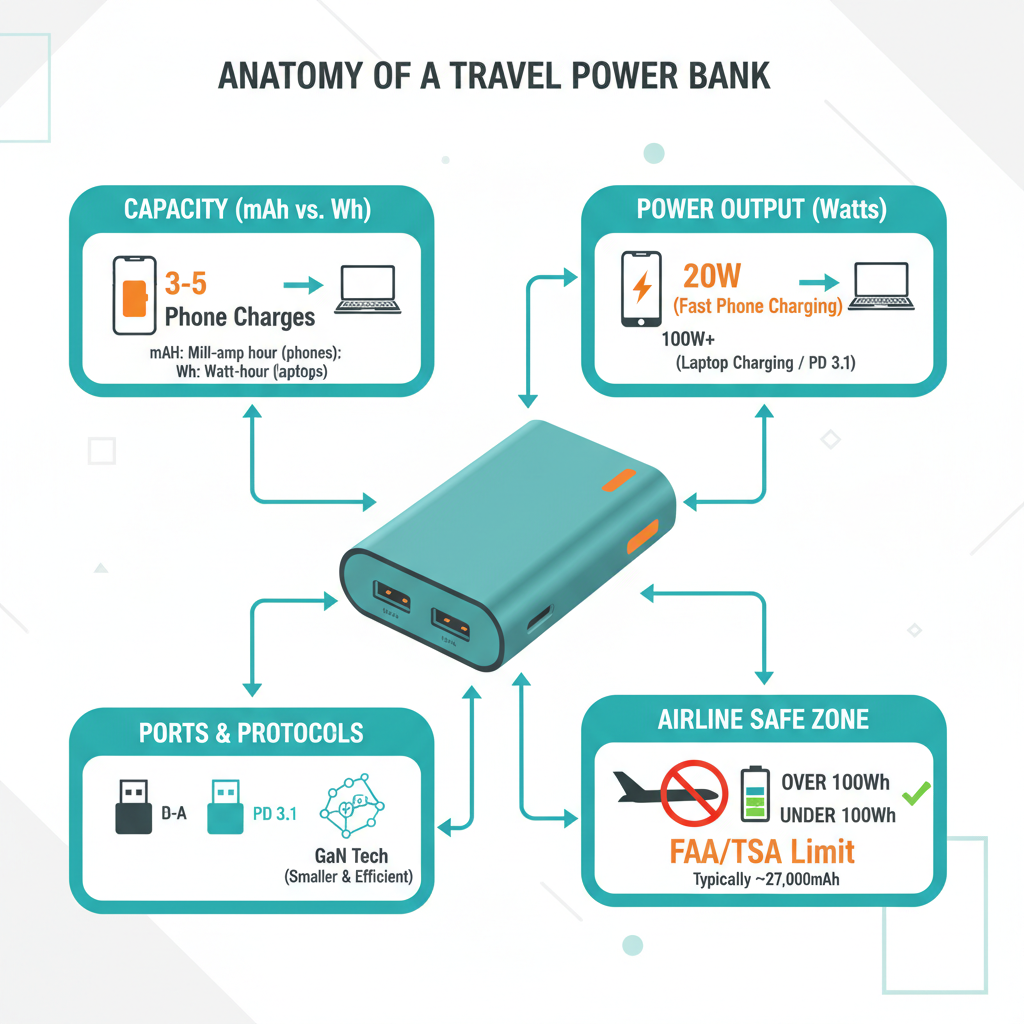  External laptop battery power bank for travel