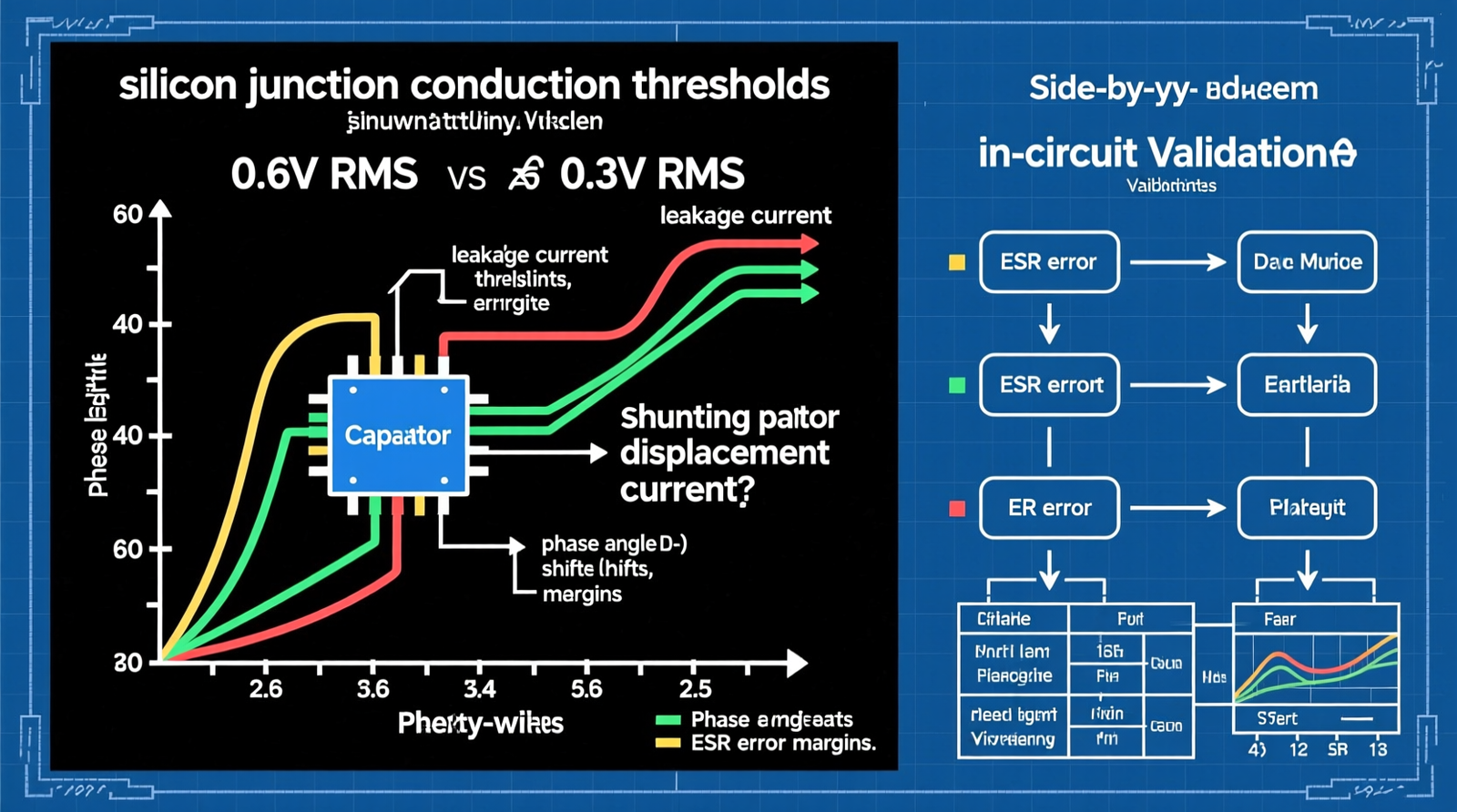 how to use 0.3V test voltage mode on FNIRSI LCR-ST1 for in circuit capacitor measurement
