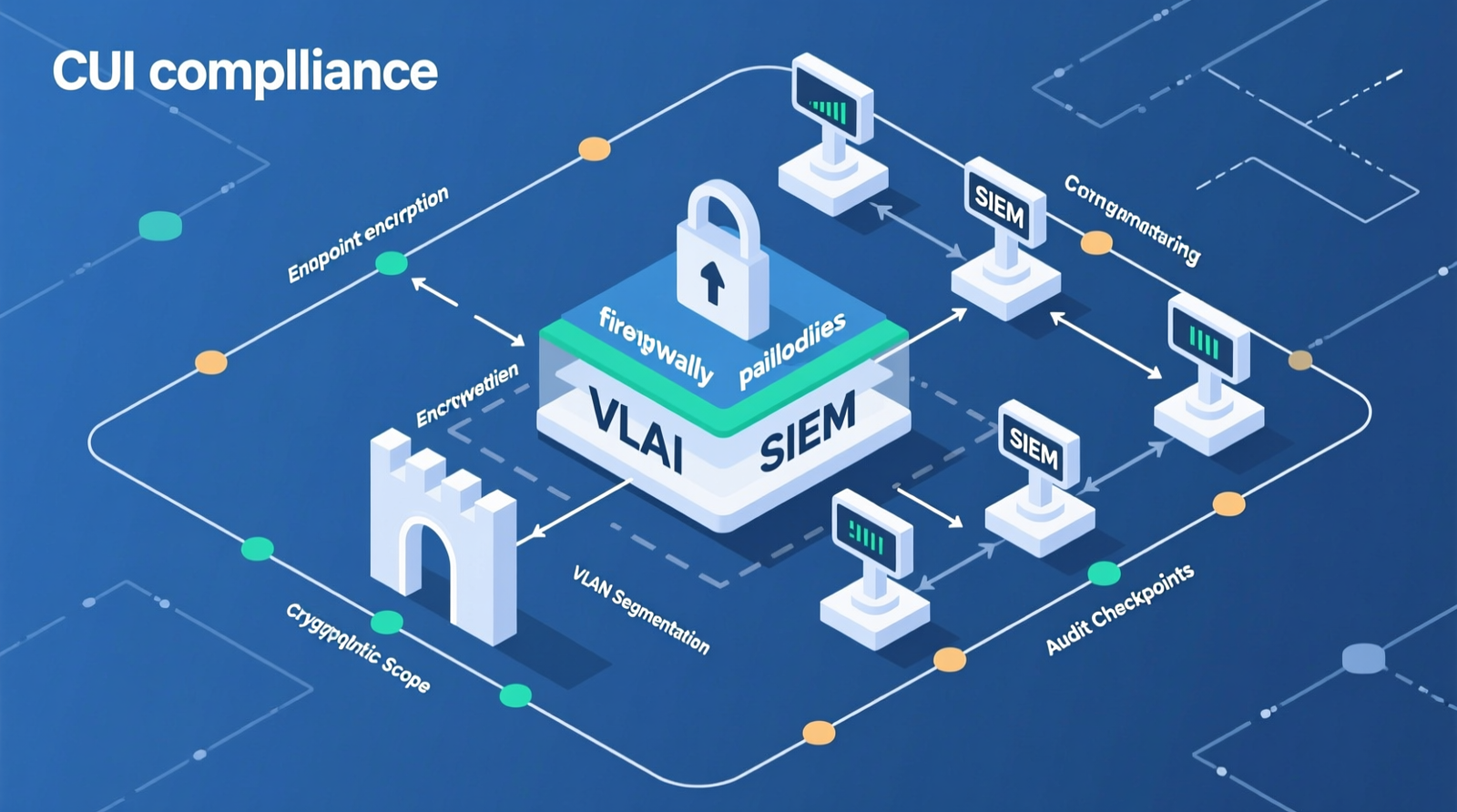 dfars 252.204-7012 CUI network architecture compliance guide