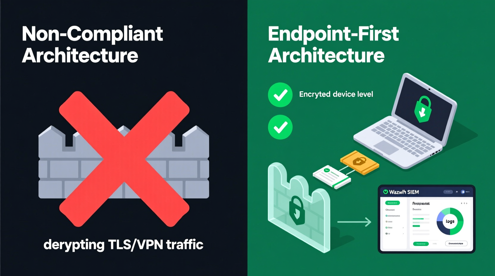 pfSense endpoint encryption workaround for NIST 800-171 compliance