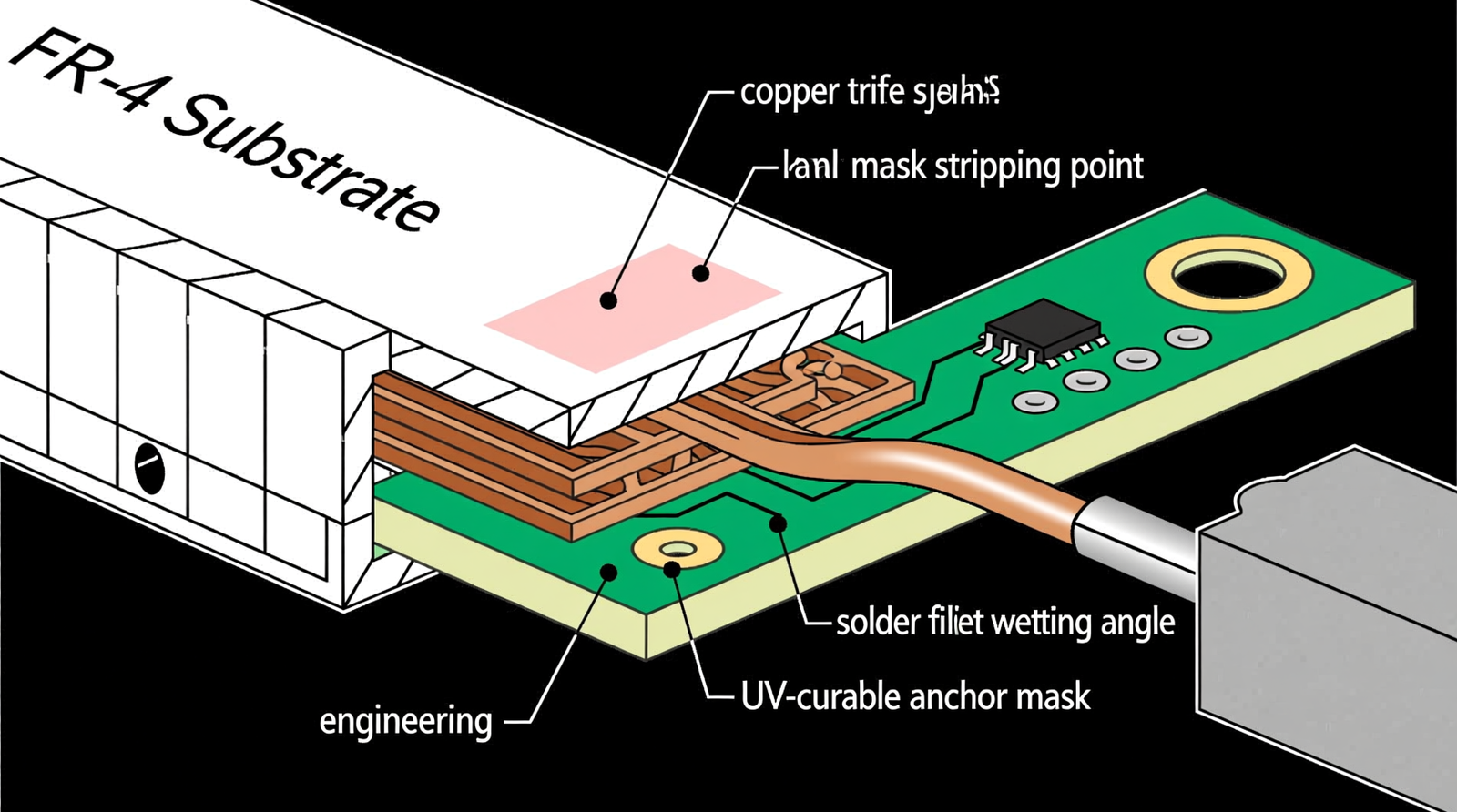 how to solder 40 AWG insulated enamel copper wire to micro PCB trace