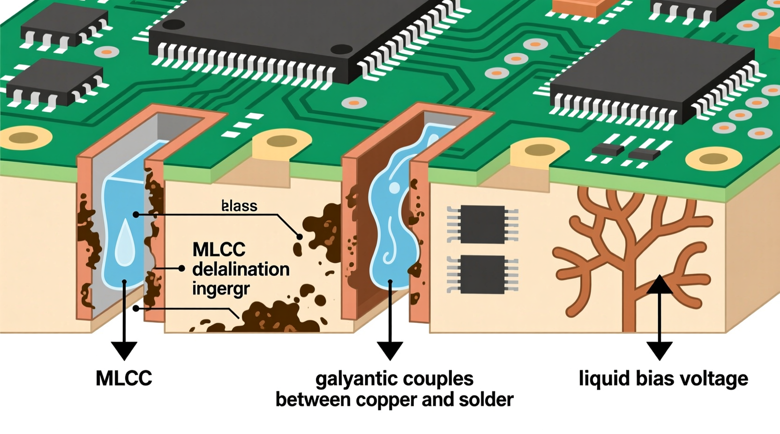 troubleshooting motherboard trace damage after liquid spill repair guide