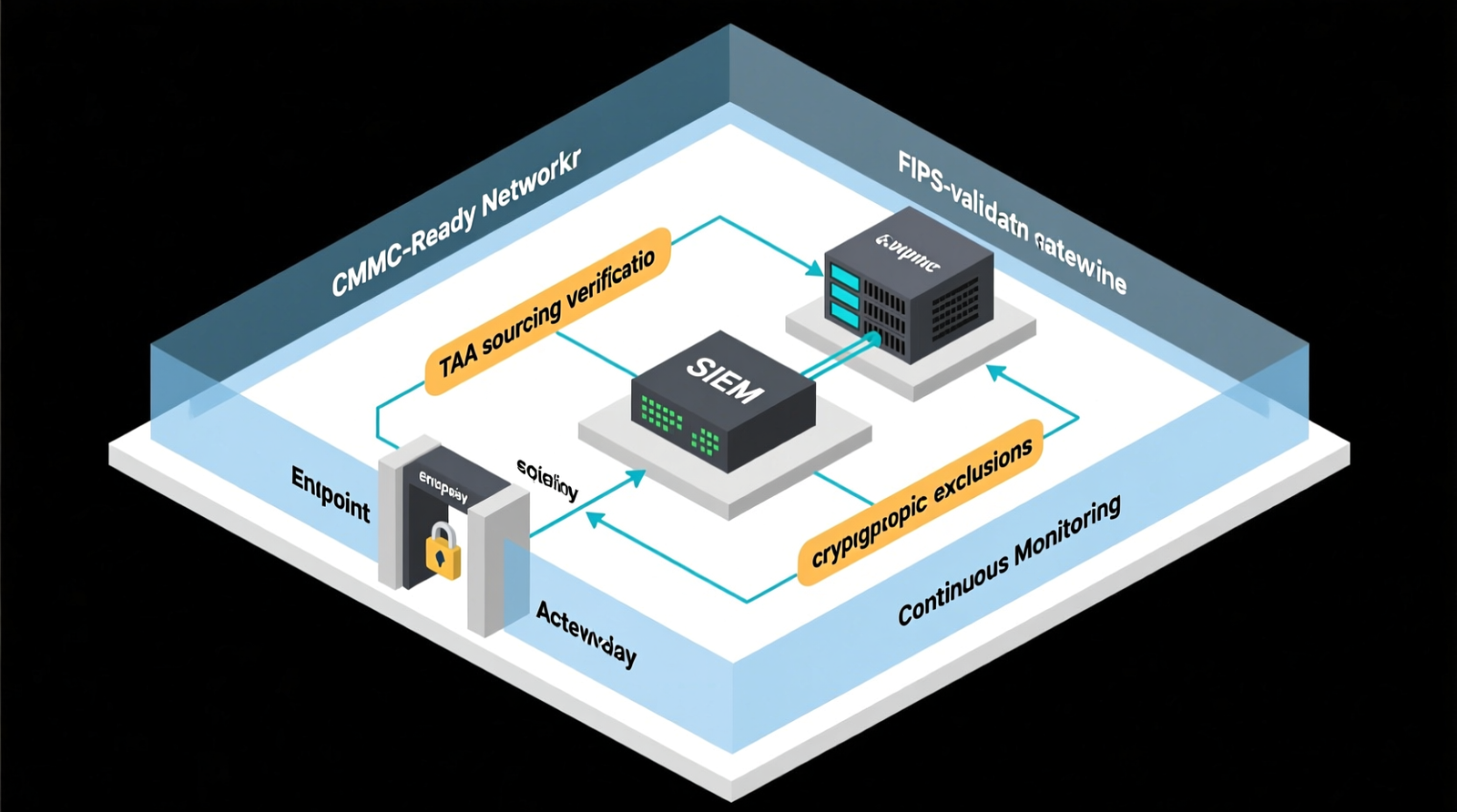 how to design taa compliant network perimeters for government contractors