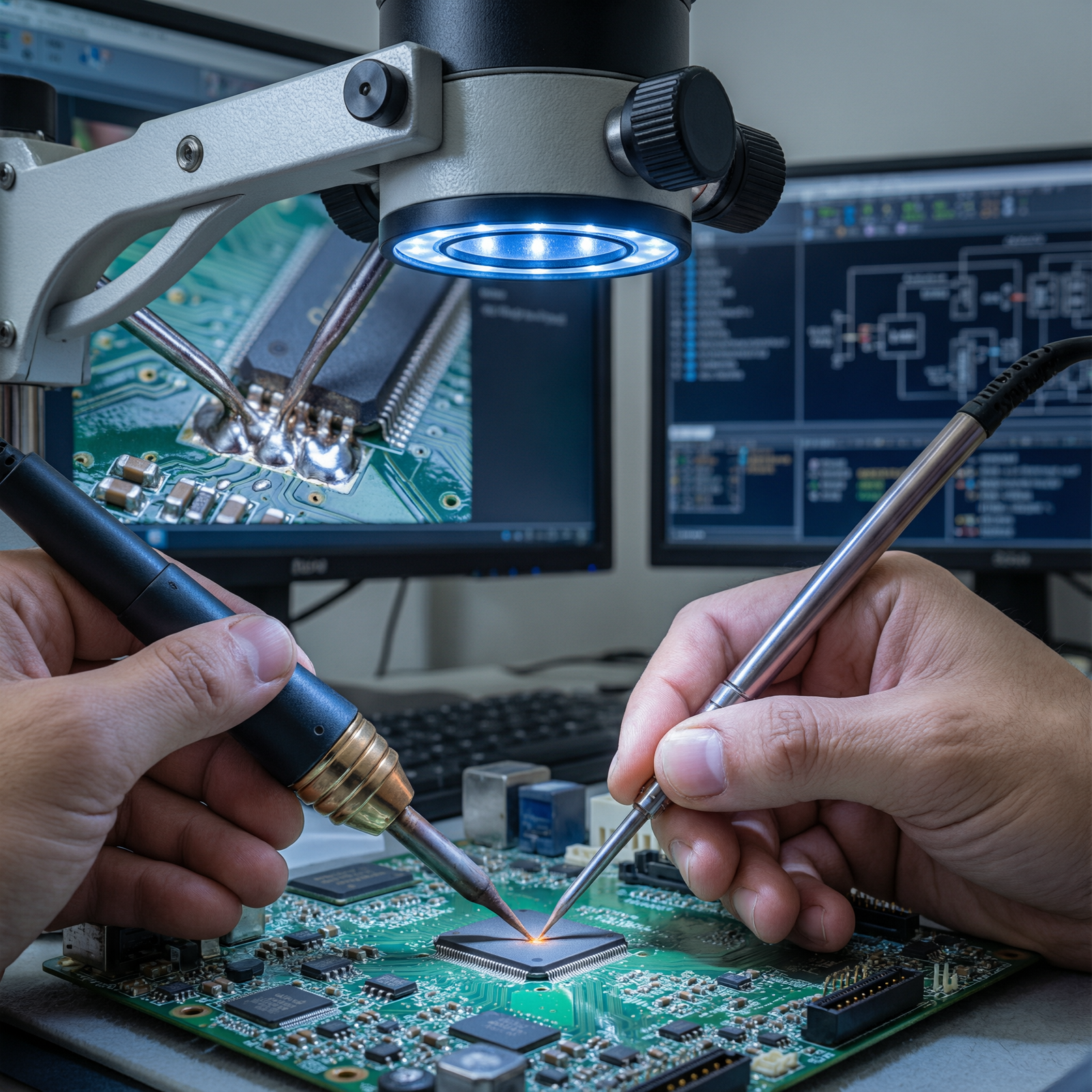 The 30cm Clearance Revolution: Why Pro Soldering Demands This One Microscope