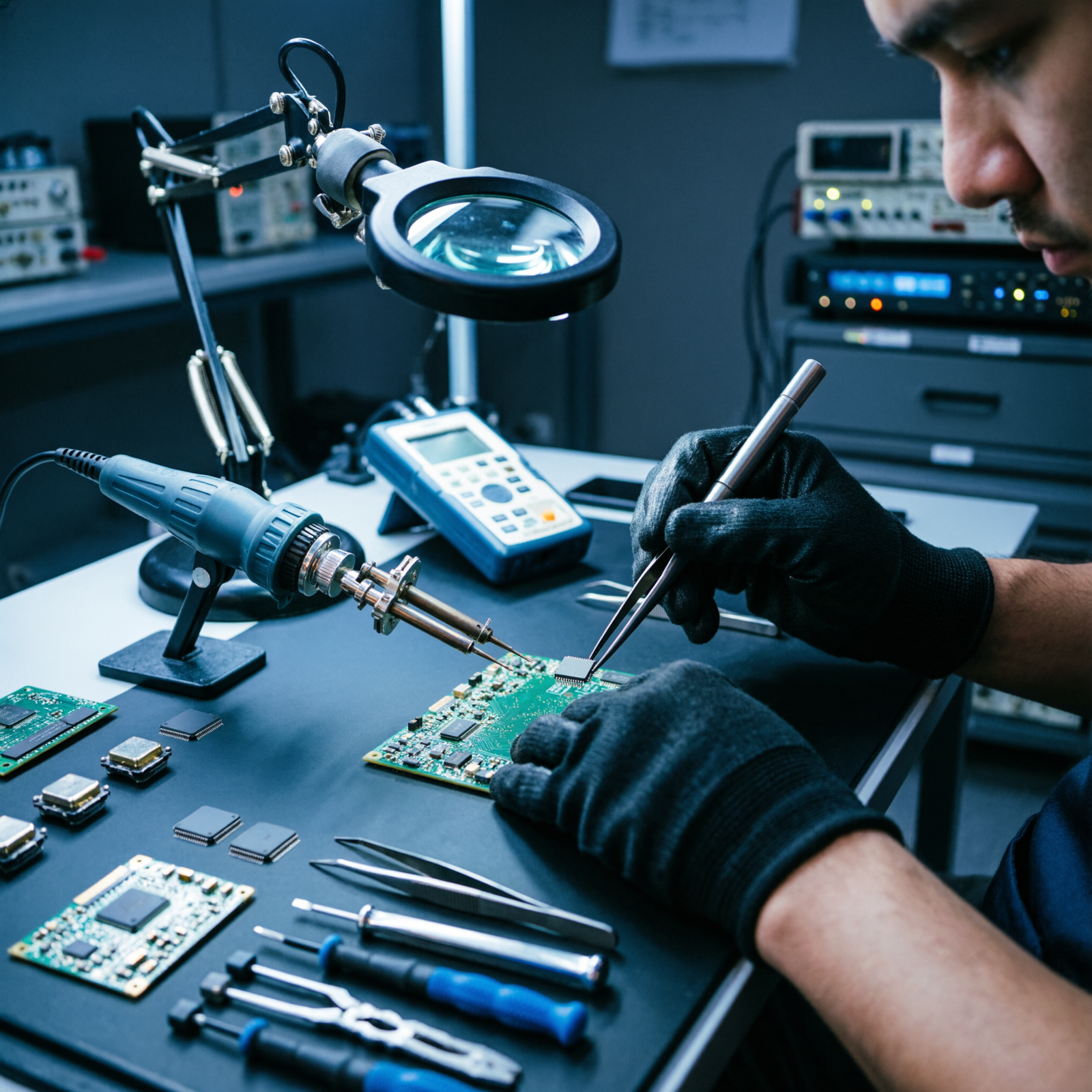 Precision Diagnostics Stack: Eliminate PCB Repair Failures with Dual-Output Microscopy & FIPS-Validated Security