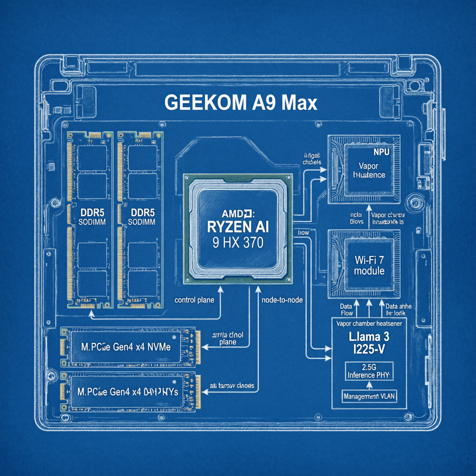 GEEKOM A9 Max Proxmox VE homelab cluster benchmark